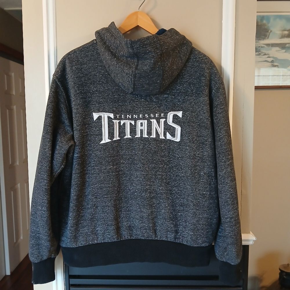 NFL Pro Line Tennessee Titans Full Zip Hooded Jacket Size Large - Picture 3 of 10